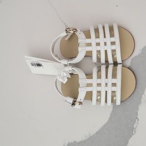 Janie and Jack size 4 white sandals